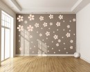 Sakura Flowers Pattern Wall  Sticker